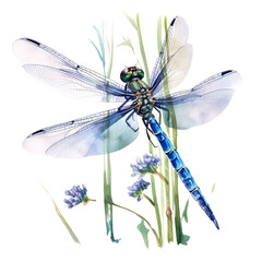 Dragonfly Clipart Vector Illustration - Elegant and Detailed Design