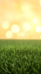 Fototapeta premium Green Grass 3D Background
