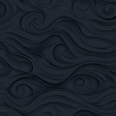 Obraz premium Dark Abstract 3D Wave Background