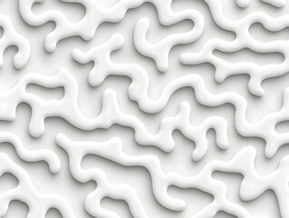 White Abstract 3D Background