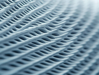 Abstract 3D Blue Wave Pattern Background