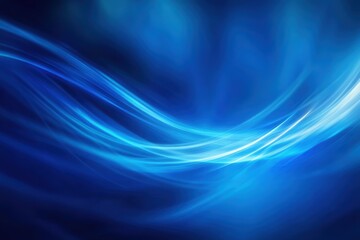 Fototapeta premium Abstract Blue Design with Flowing Shapes, Gradient Textures, and Futuristic Artistic Patterns for Modern Visual Appeal