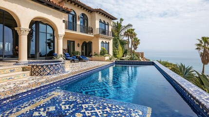 Luxury Oceanfront Villa with Stunning Infinity Pool and Breathtaking Coastal Views