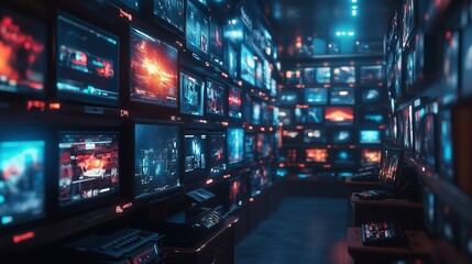 glowing screens and exciting features