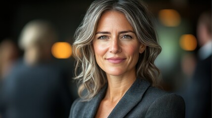 Obraz premium Portrait of a Confident Businesswoman