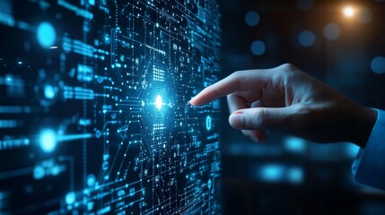 Expert Utilizing AI Powered Software for Cybersecurity Solutions