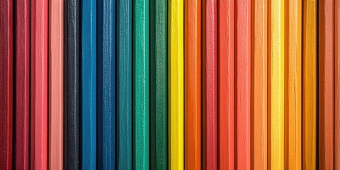 Obraz premium Vibrant Colors on Brick Wall