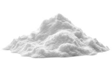 Pile of white snow isolated on a white background. PNG
