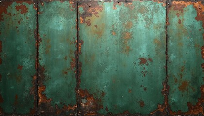 Oxidized copper texture with green patina and subtle metallic shine