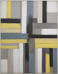 illustrazione sfondo con elementi astratti e motivi geometrici a tema surreale