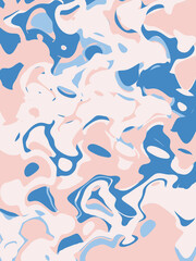 Blue beige abstract background. Illustration for banner, poster, card