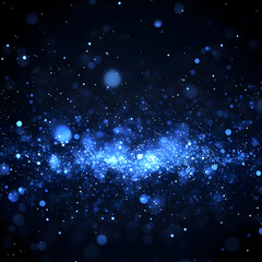 Obraz premium Blue Sparkle Abstract Background