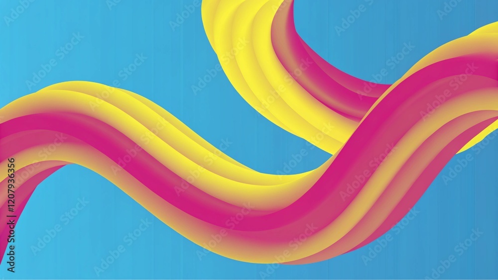 Aufkleber Trendy design template with fluid and liquid shapes. Abstract gradient backgrounds. Applicable for covers, websites, flyers, presentations, banners. Modern vibrant layout with smooth elements