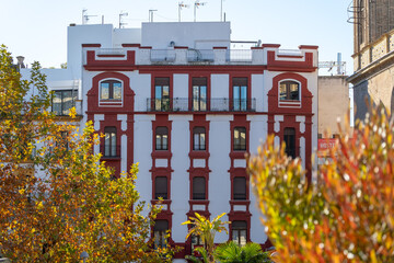 Gassen und Straßen von Sevilla, Spanien, Andalusien