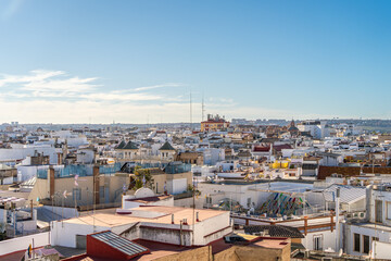 Über den Dächern von Sevilla / Andalusien, Spanien