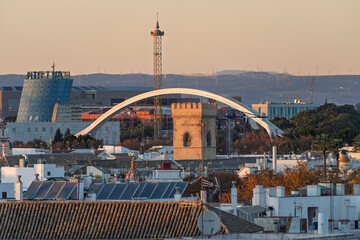 Über den Dächern von Sevilla / Andalusien, Spanien