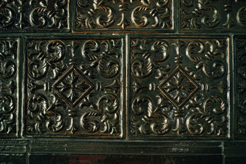 old tile elements for the stove