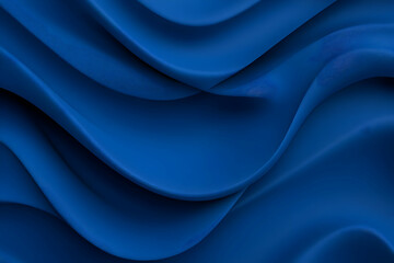 Obraz premium Abstract Blue Wave Background 3D Illustration