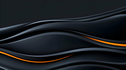 Dark Wave Abstract 3D Background