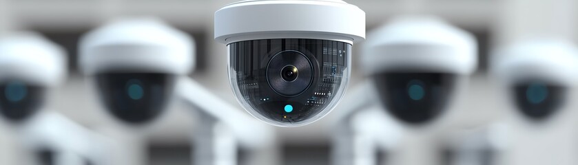 Security cameras surveillance system