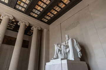 Abraham Lincoln Statue in National Mall