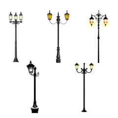 raw png set lamp post