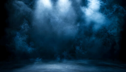 A dark, smoky background with dramatic lighting, perfect for moody and striking visuals.