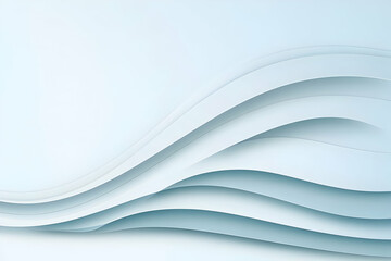 Fototapeta premium Abstract Blue Wave Background Illustration