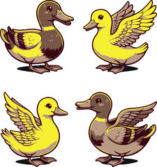 set of ducks