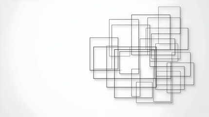 Abstract Geometric Illustration Squares