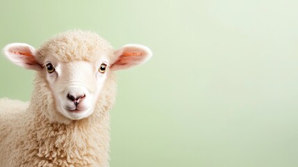 Fototapeta premium Close-up animal photography sheep portraits