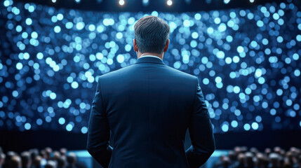 Empowerment theme in leadership inspiring speeches for a professional audience