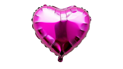 a pink balloon on a transparent background, PNG image, PNG file, Generative art.