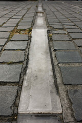 Obraz premium Old historic walls of Brussels