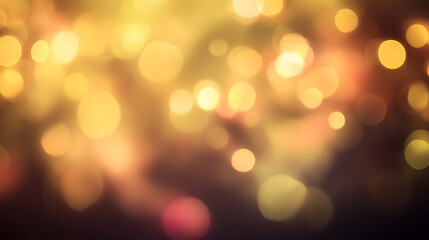 Glimmering bokeh lights abstract photography defocused background warm colors soft environment