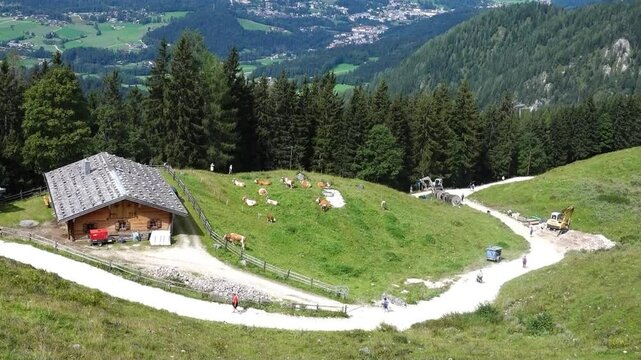 Gebirgsalm in den Kitzb&uuml;helerAlpen