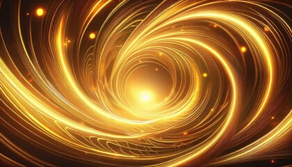 creating golden spirals that mimic the light patterns of anime guardian summoning sequences