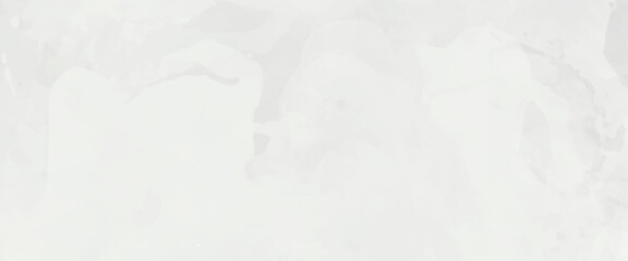 Vector white aquarelle painted paper textured. Silver ink and watercolor textures on white paper. 