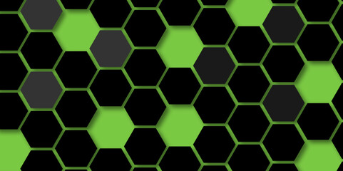 Abstract seamless honeycomb hexagon background. Geometric texture pattern design.
