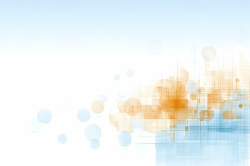 Fototapeta premium Abstract Background Soft Blue Orange