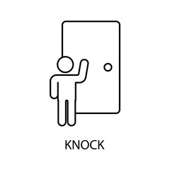 knock icons  symbol vector elements for infographic web
