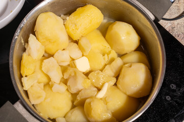 Potato Feast. Poor country food