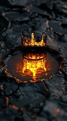 Fototapeta premium The Drowning Reflection, Narcissistic Personality Disorder