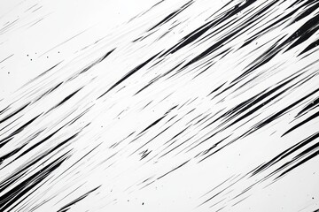 Obraz premium Abstract Black and White Brushstroke Texture Background Art Design