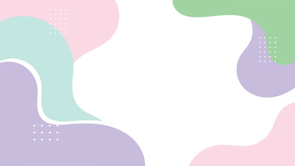 A vibrant abstract background featuring soft pastel liquid shapes and subtle patterns. Ideal for creative projects, this design adds a fresh and modern touch.