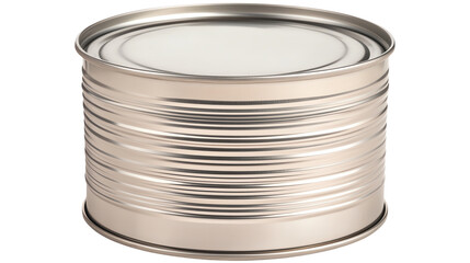 Obraz premium Metal can for preserving various foods. isolated on transparent background. 