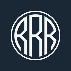 initial monogram logo with circle,Poligon,square style design
