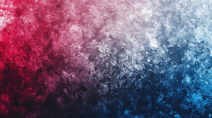 Obraz premium Blue white red pink black color gradient background, grainy texture effect, poster banner landing page backdrop design
