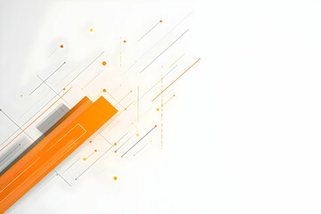 Abstract Orange Lines Background Illustration