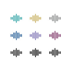 Voice Sound Assistant Icon with Sound Wave Design